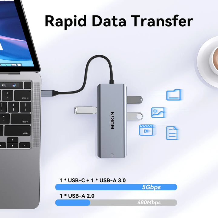 Rapid Data transfer(Up to 5Gbps)