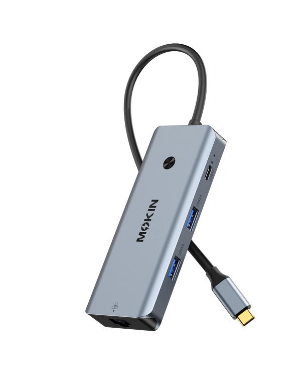 MOKiN 8-in-1 USB-C Adapter with 100W PD and HDMI