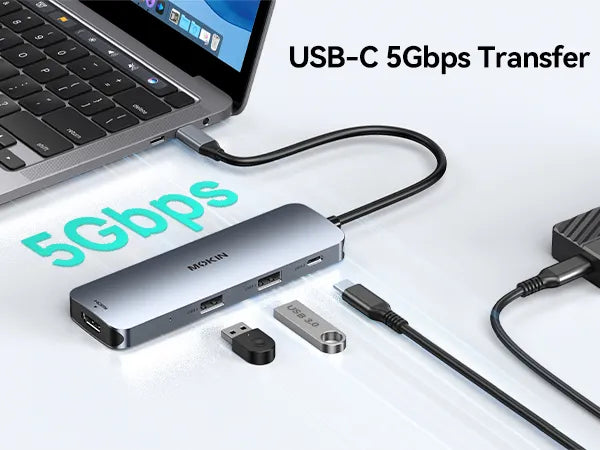8 IN 1 USB C Laptop Docking Station 8 IN 1 USB C Laptop Docking Station