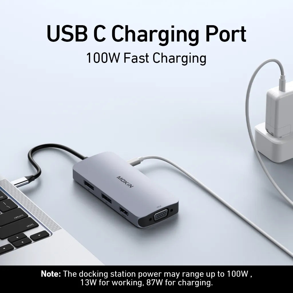 MOKIN Docking Station USB Hub - USB C Dockingstation
