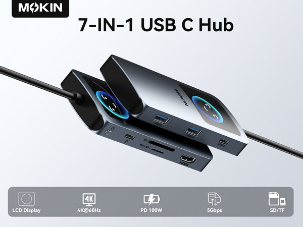 MOKiN 7-IN-1 USB C Hub