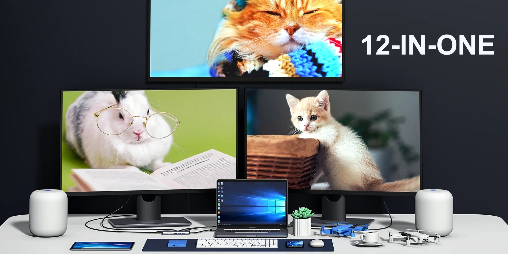 multiple usb-c hub