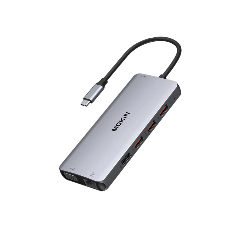 Mokin 11 IN 1 Dual Monitor USB C Docking Station with PD Charging