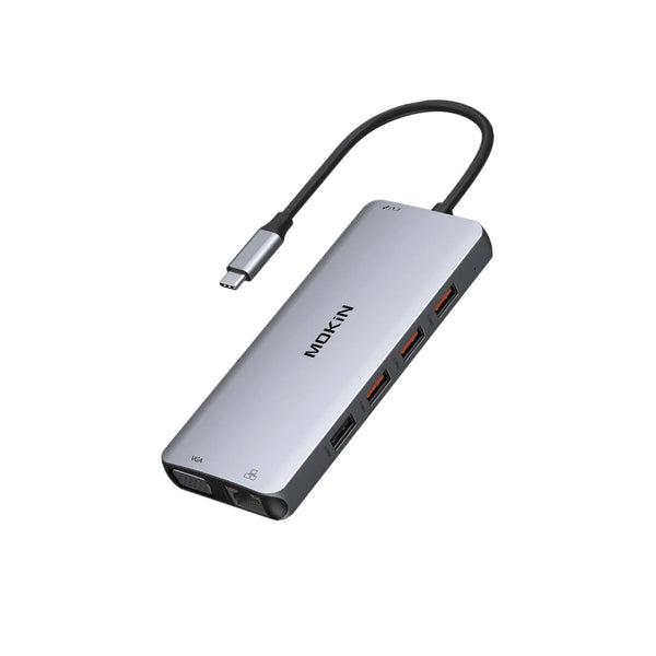 Mokin all in cheapest one usb-c hub with triple display