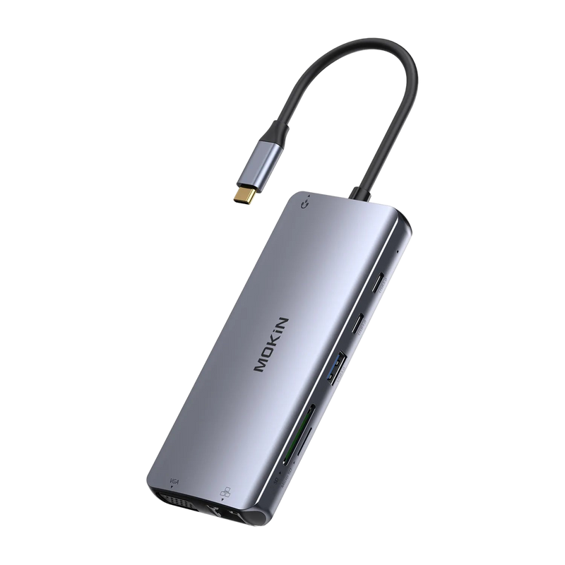 12-IN-1 USB C Laptop Hub Multiport Adapter