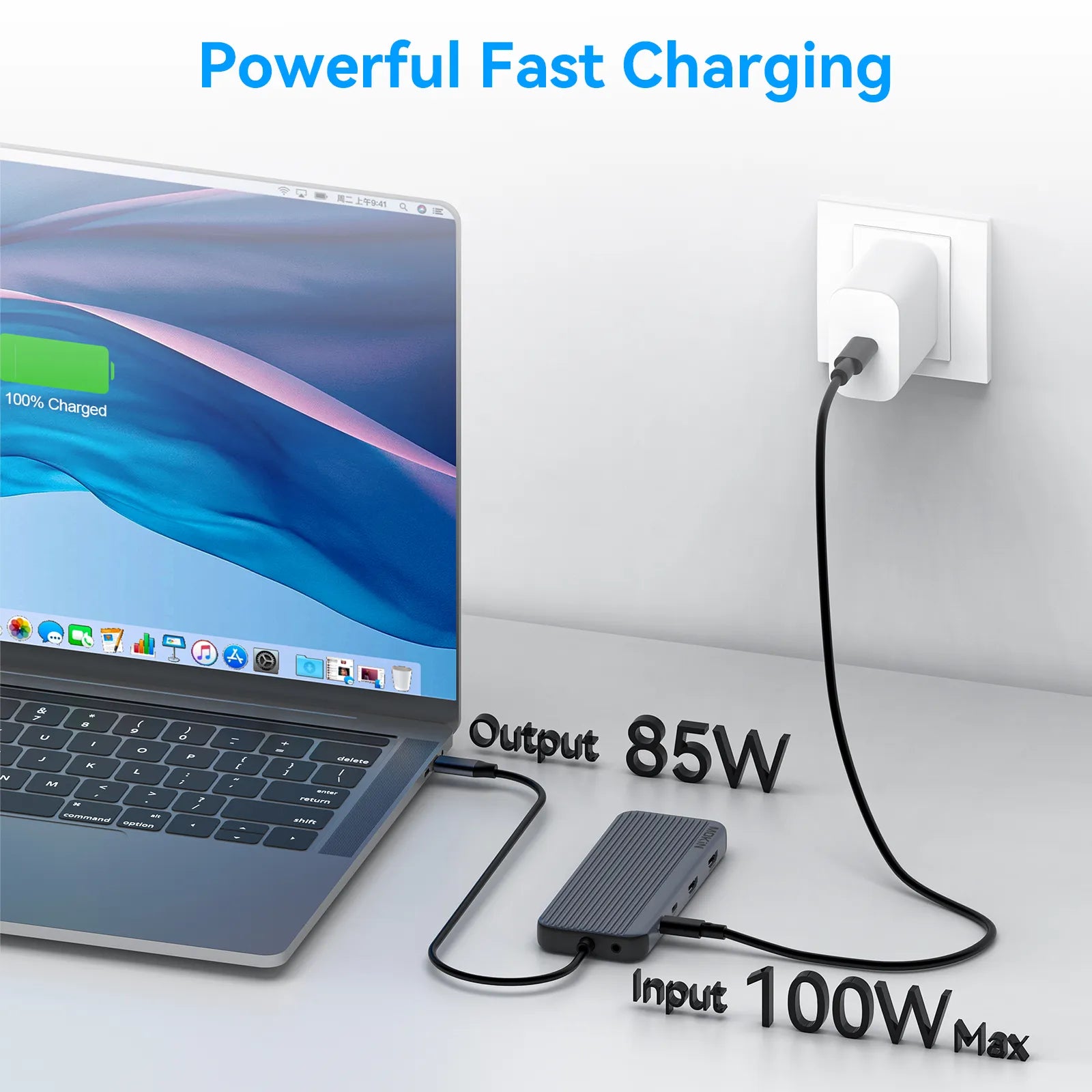 MOKiN 12-in-1 USB-C docking station with triple HDMI, Ethernet, SD/TF and USB ports