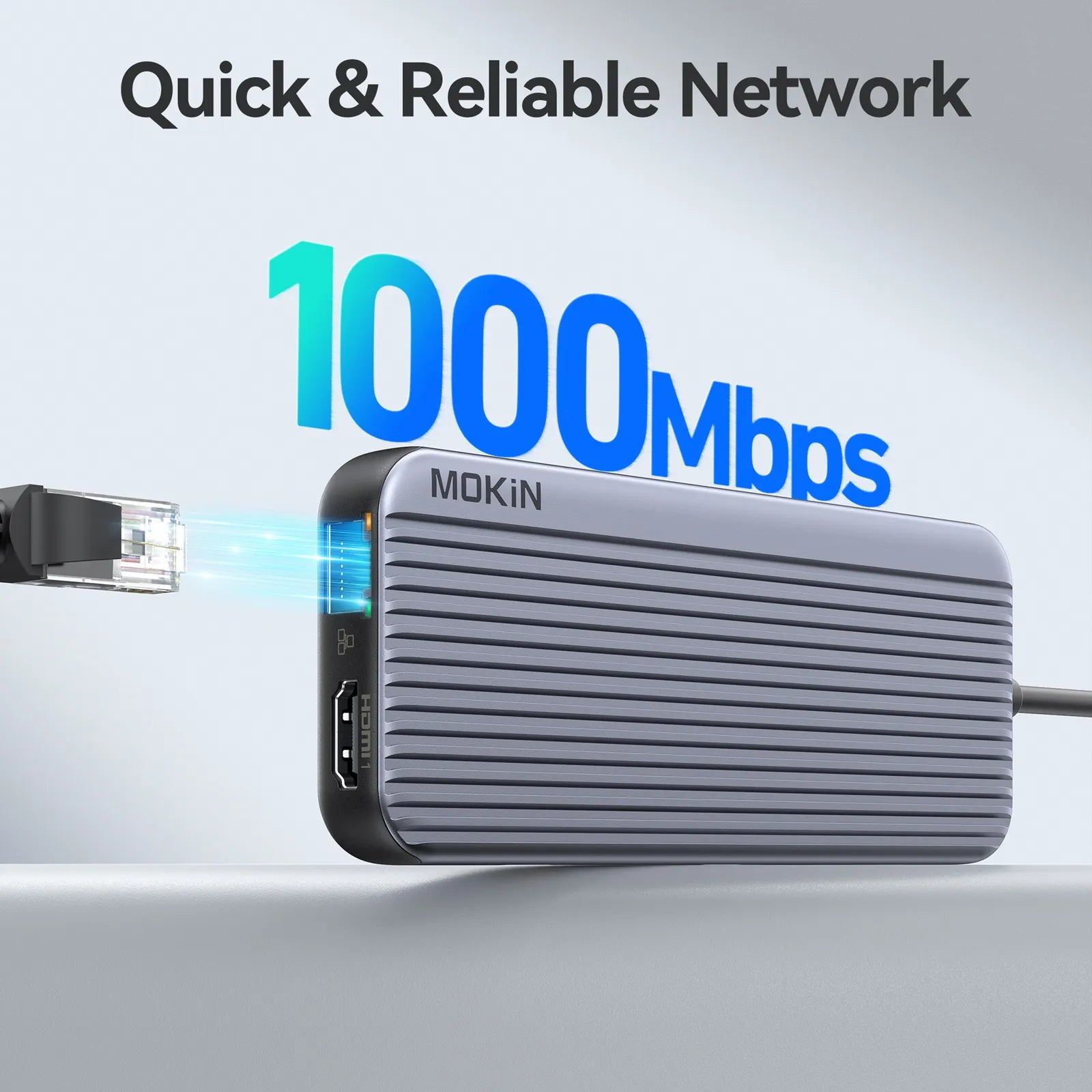 MOKiN 9 IN 1 USB C Hub Multiport Adapter Triple Display