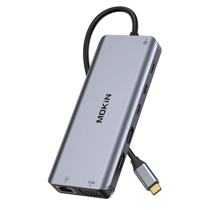 MOKIN 14-IN 1 USB C Laptop Docking Station Dual Monitor