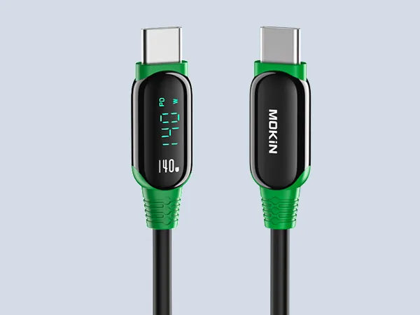 Mokin 140W USB-C data cable with power display