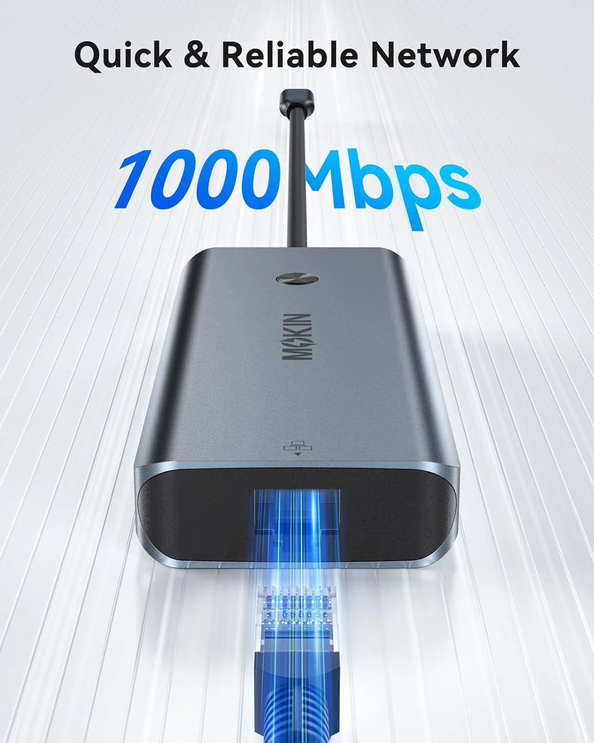 MOKiN 8 in 1 USB C Adapter with 100W PD and HDMI