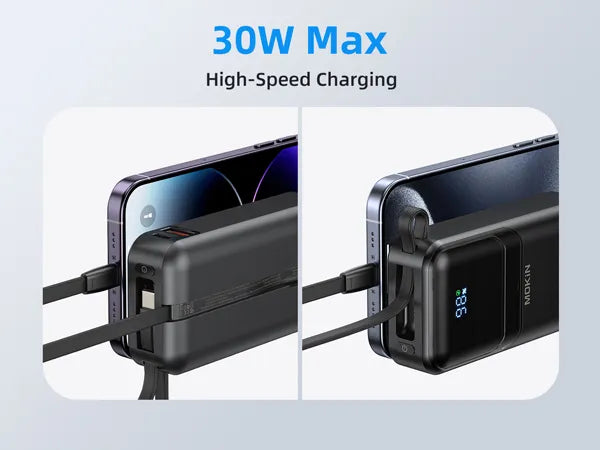 MOKiN 30W High-Speed chargering power bank