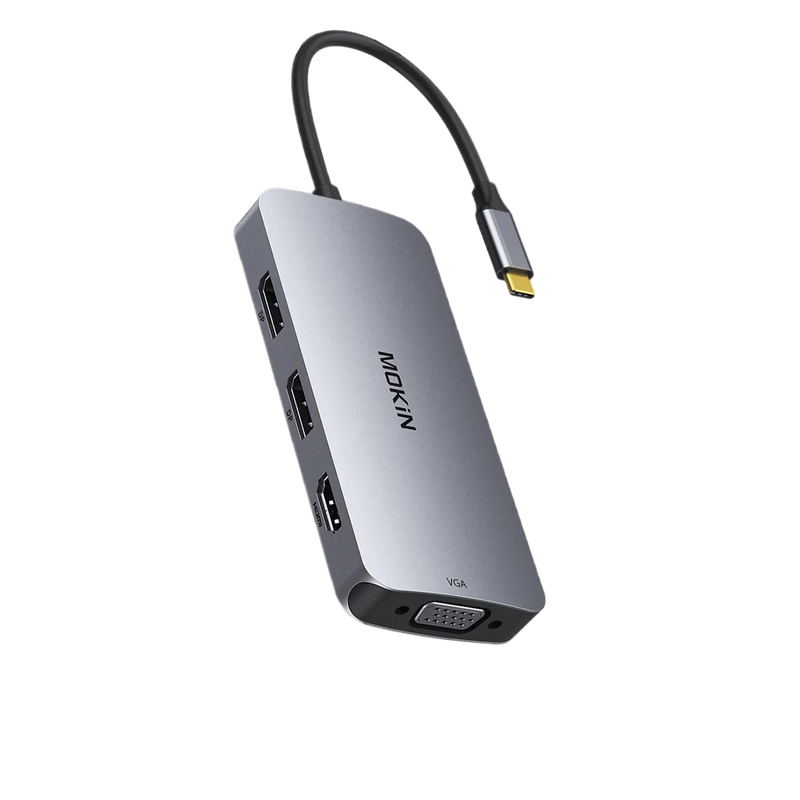Mokin 8 IN 1 USB C Docking Station Dual DisplayPort