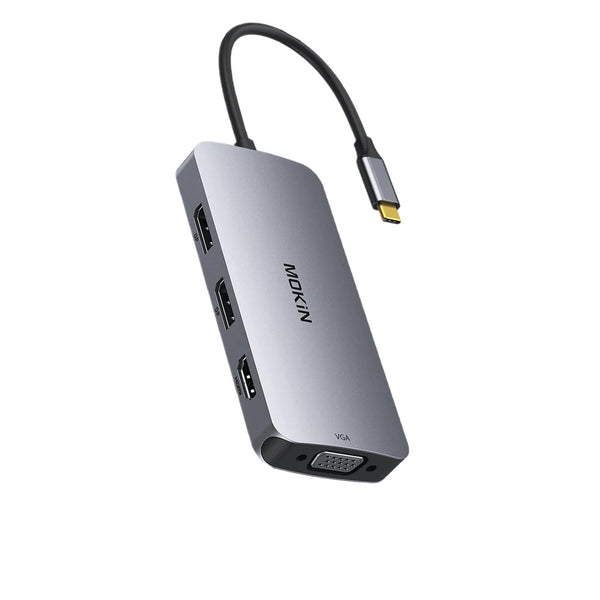 Mokin USB-C Docking Station with Dual DisplayPort