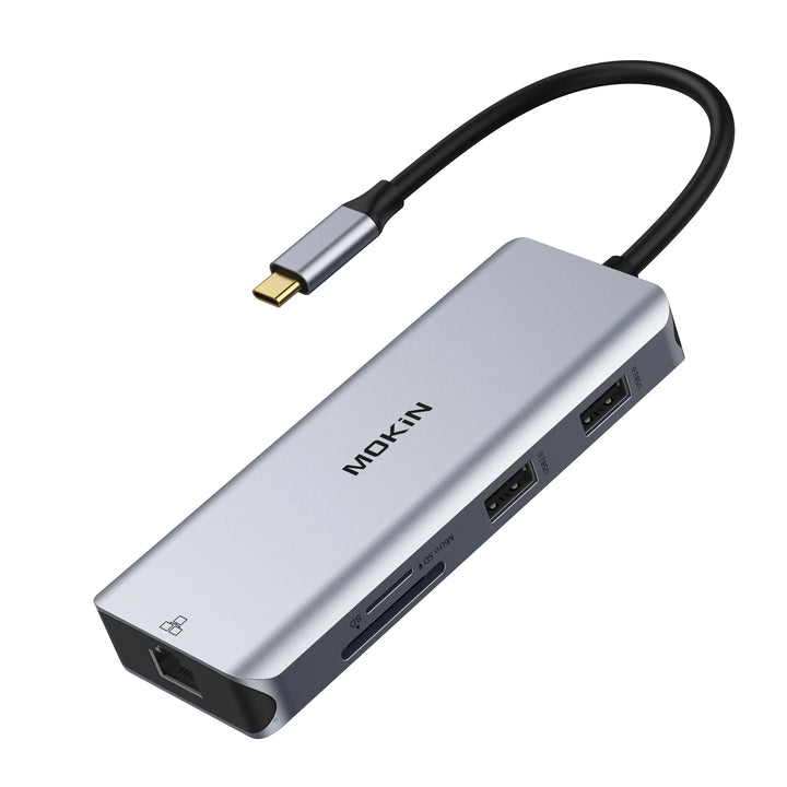MOKIN 9 IN 1 USB C Dual HDMI Adapter With Triple Display