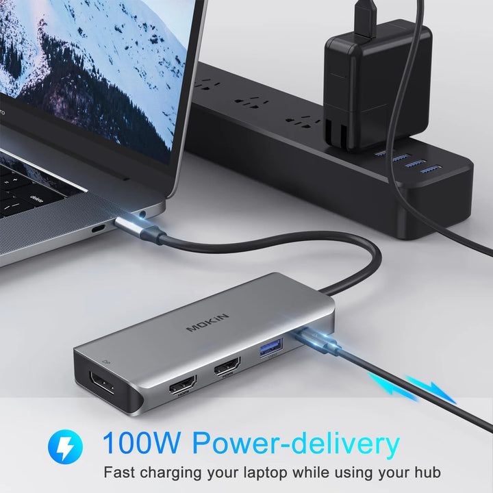 Mokin 9 IN 1 USB C Docking Station With Triple Display