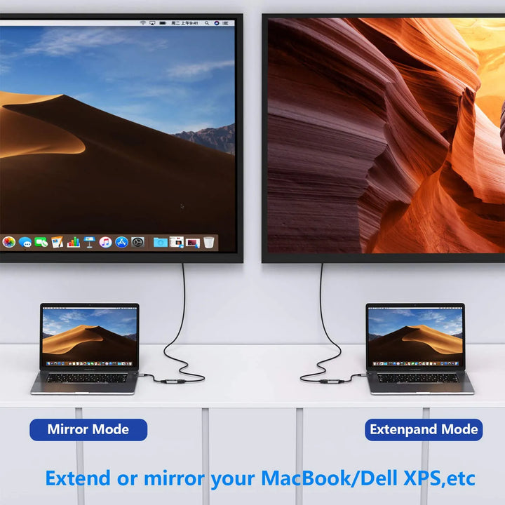 Extend or mirror your macbook/Dell XPS