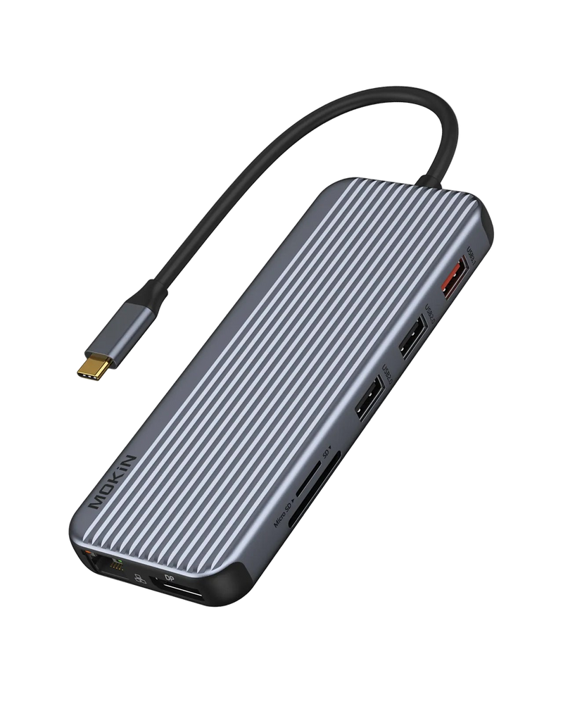 MOKIN 12 IN 1 USB C Docking Station With 3 Monitors