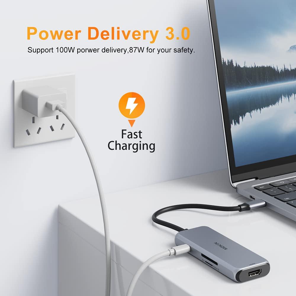 Mokin 7 IN 1  USB C to HDMI Adapter with 4K@60hz